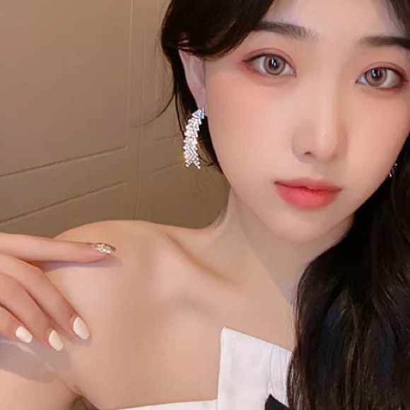 New Sterling silver Hoop Earrings - Picture 2 of 4